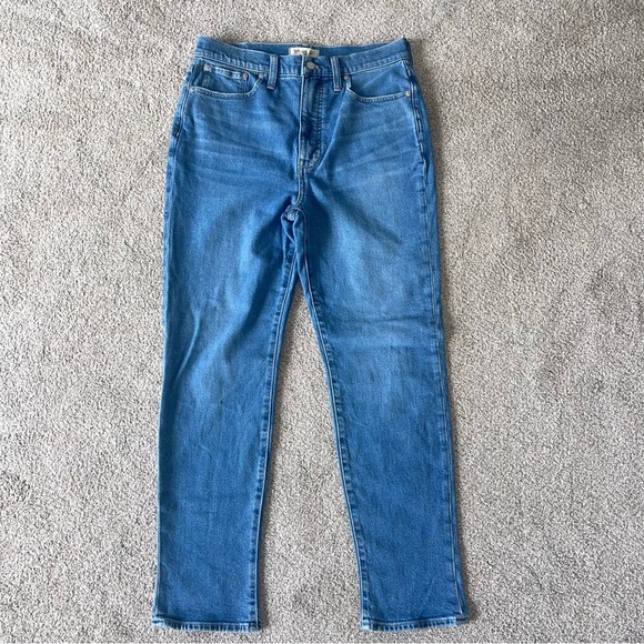 Madewell The Mom Jean 30 Leacrest Wash: Cuffed Edition NG361 High Wsisted NEW! - Picture 4 of 10